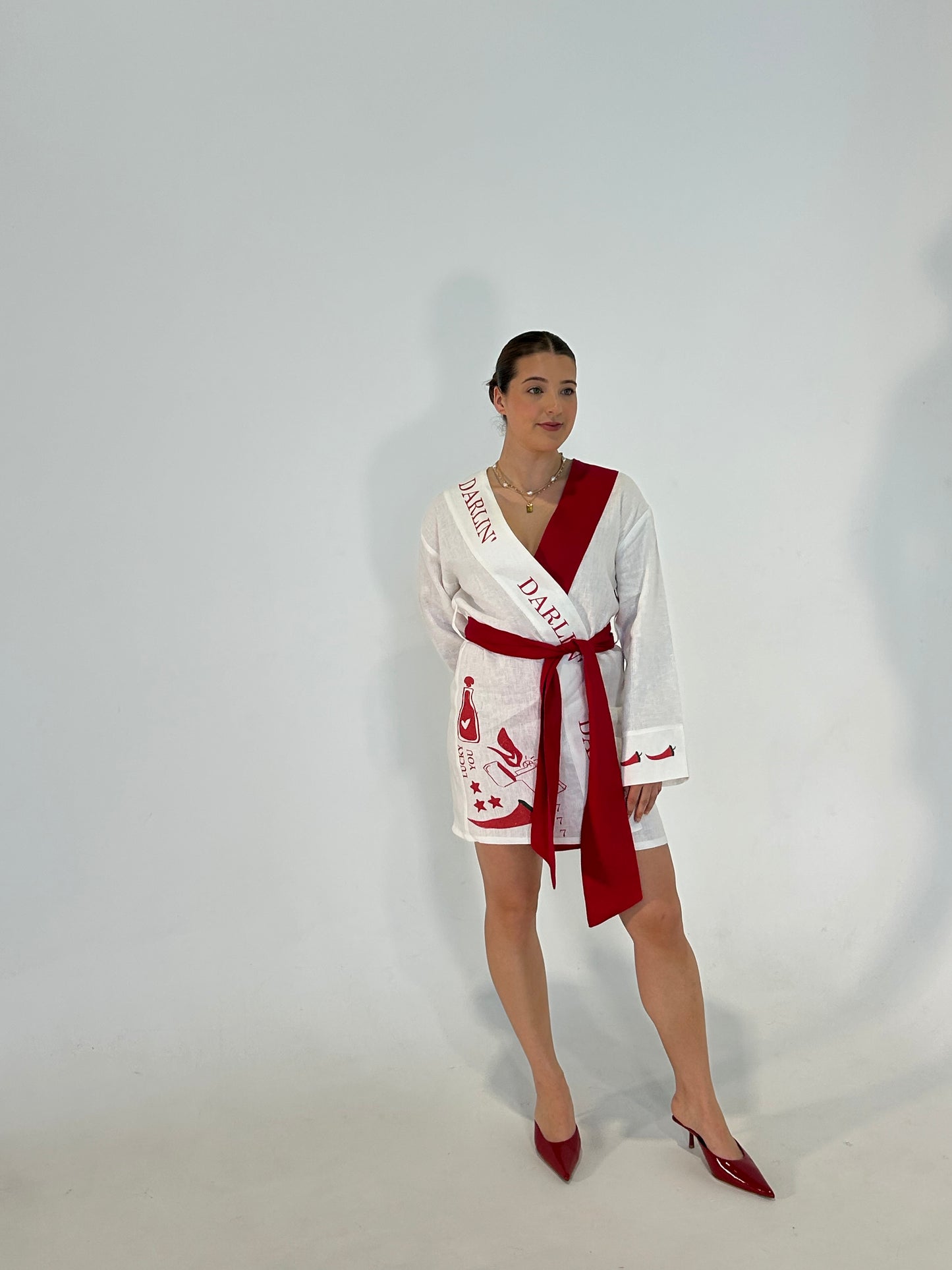 Lucky Darlin' Robe (white)