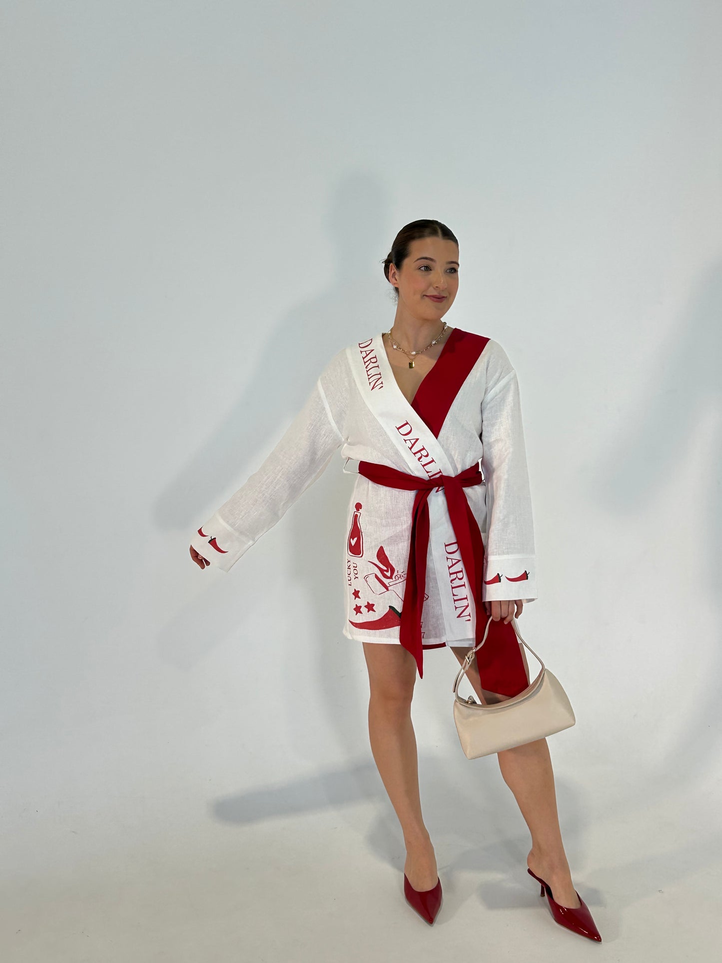 Lucky Darlin' Robe (white)